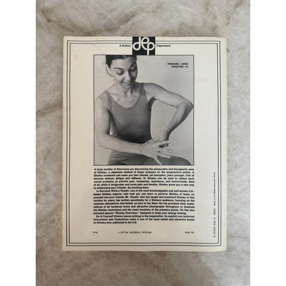 Do It Yourself Shiatsu by Wataru Ohashi 1967 Paperback Self Help Vintage